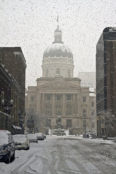 Capitol in Snow by Jack Wickes